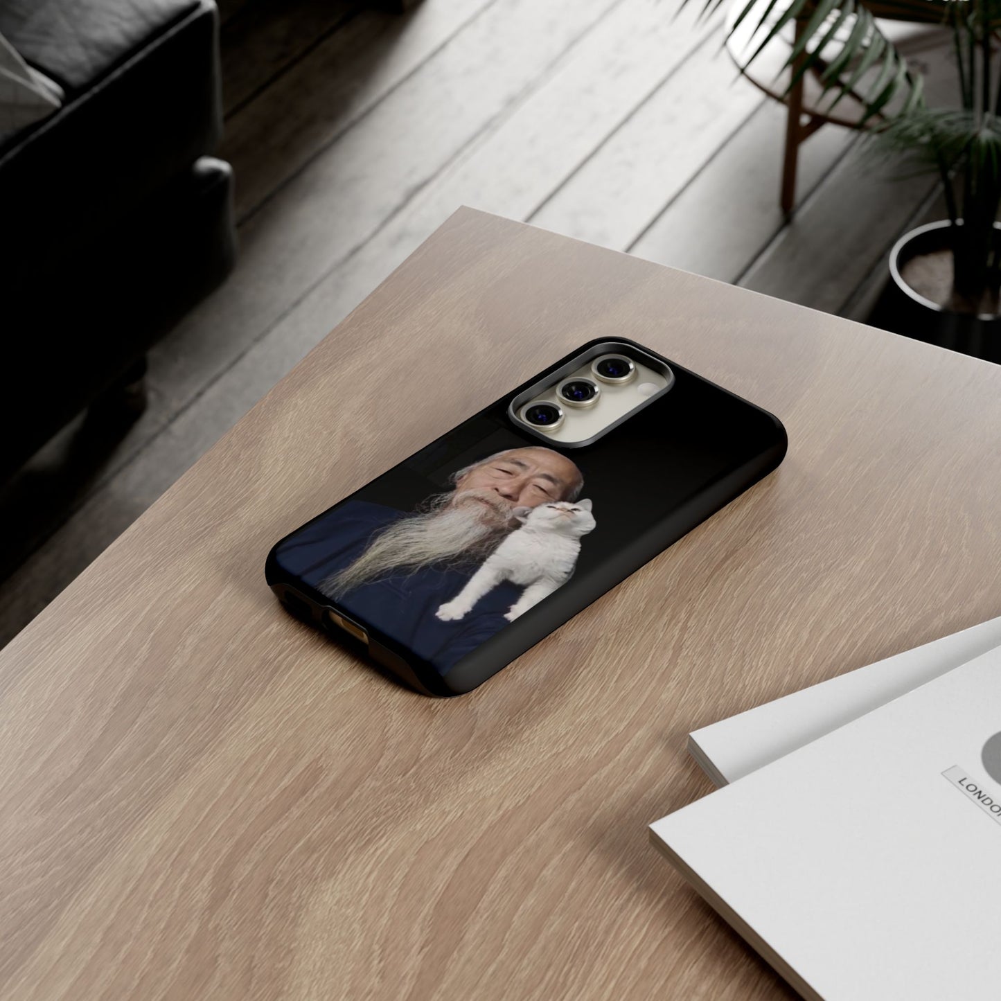 Cat Lover's Phone Case, Tough Cases for Pet Owners, Gift for Cat Lovers, Feline Humor, Unique Phone Accessory, Birthday Gift
