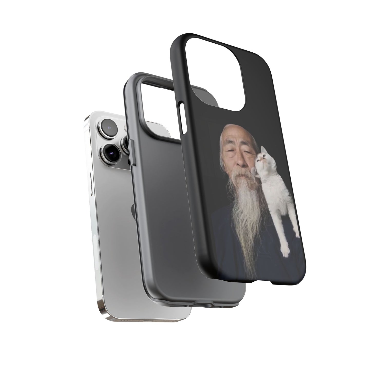 Cat Lover's Phone Case, Tough Cases for Pet Owners, Gift for Cat Lovers, Feline Humor, Unique Phone Accessory, Birthday Gift