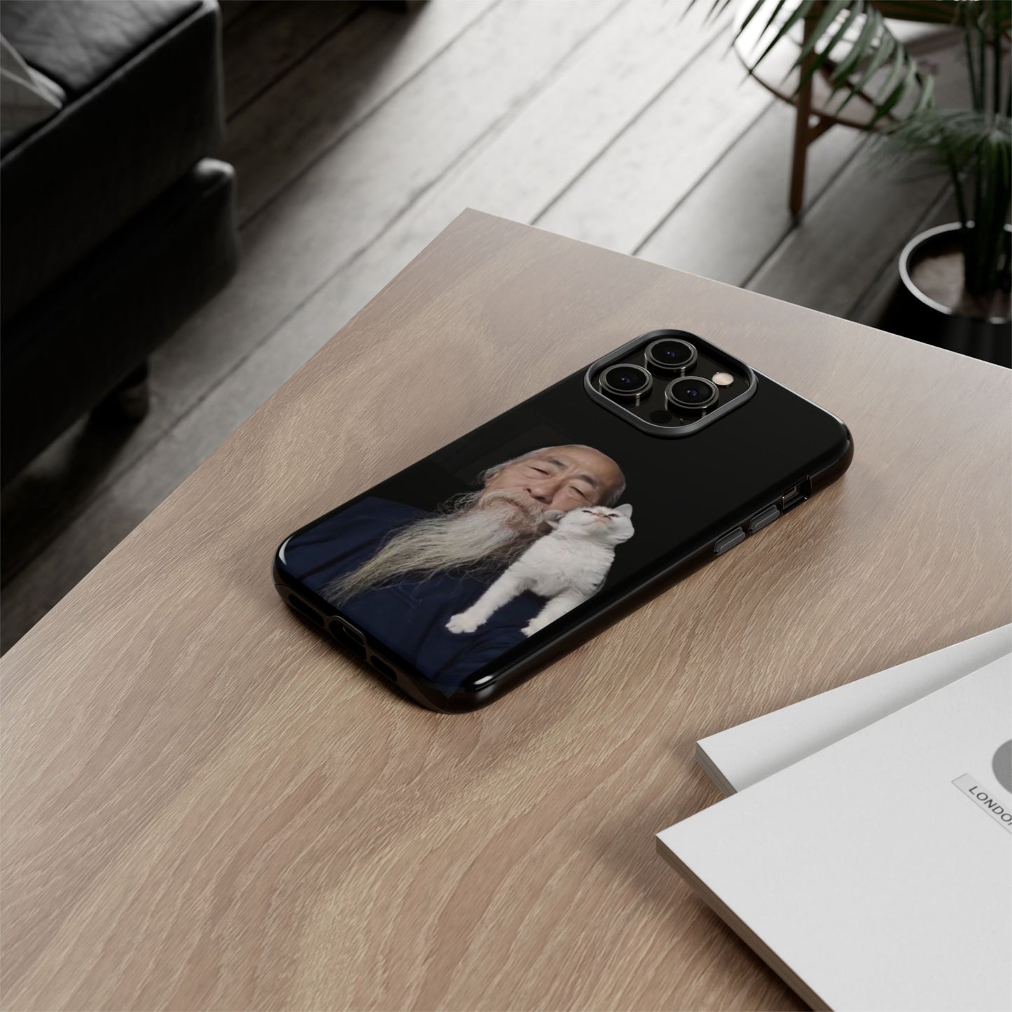 Cat Lover's Phone Case, Tough Cases for Pet Owners, Gift for Cat Lovers, Feline Humor, Unique Phone Accessory, Birthday Gift