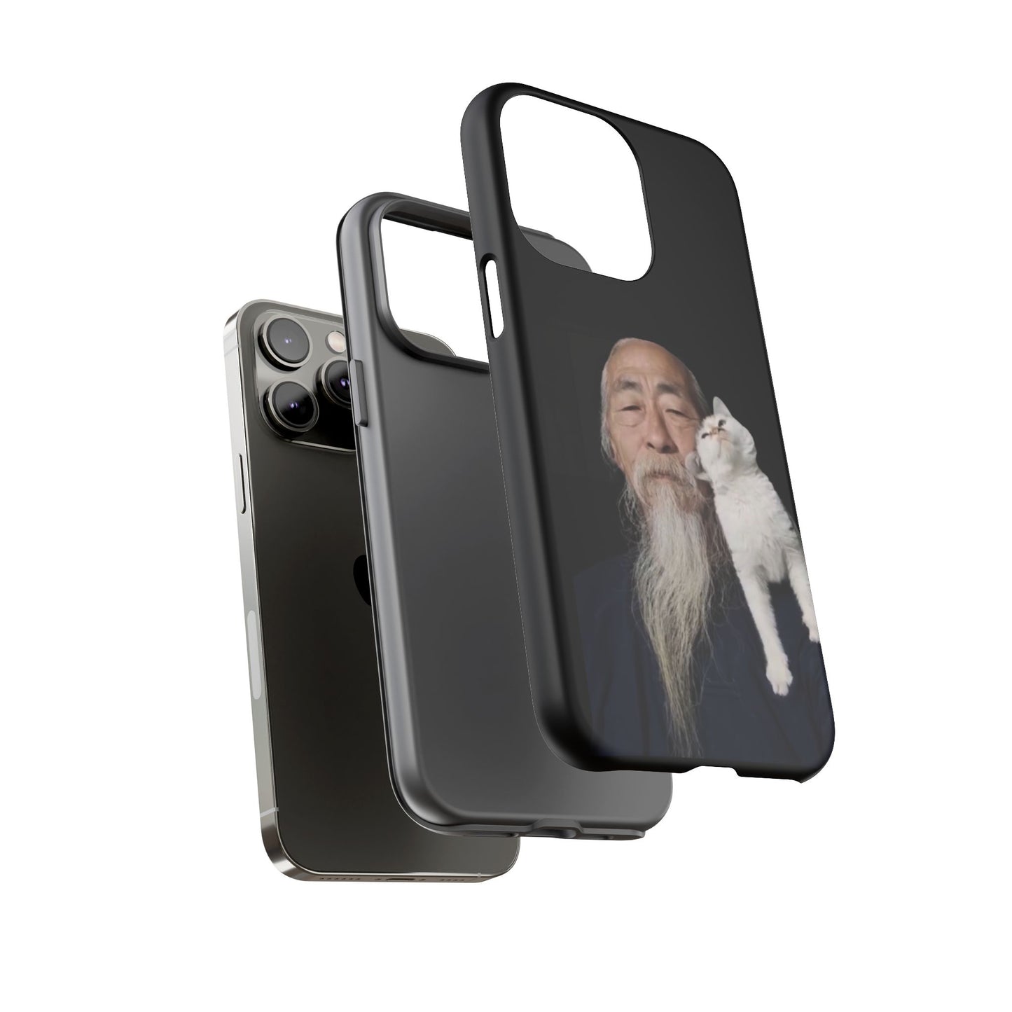 Cat Lover's Phone Case, Tough Cases for Pet Owners, Gift for Cat Lovers, Feline Humor, Unique Phone Accessory, Birthday Gift