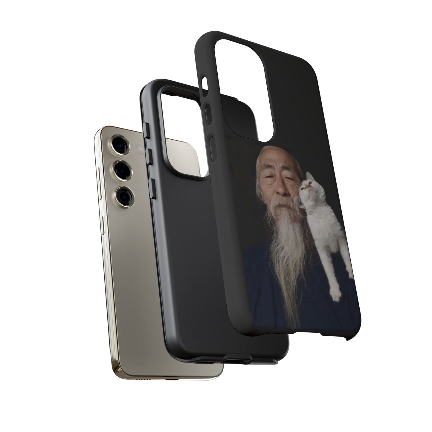 Cat Lover's Phone Case, Tough Cases for Pet Owners, Gift for Cat Lovers, Feline Humor, Unique Phone Accessory, Birthday Gift
