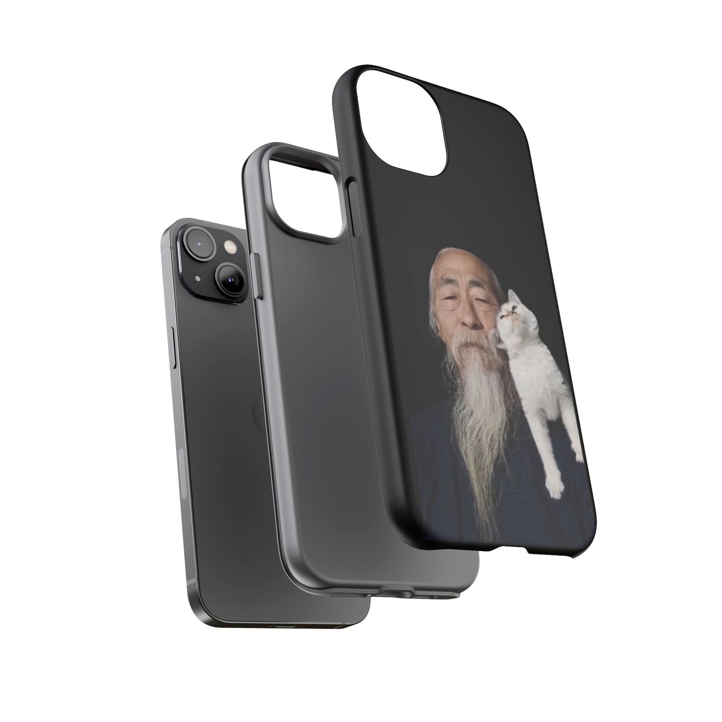 Cat Lover's Phone Case, Tough Cases for Pet Owners, Gift for Cat Lovers, Feline Humor, Unique Phone Accessory, Birthday Gift